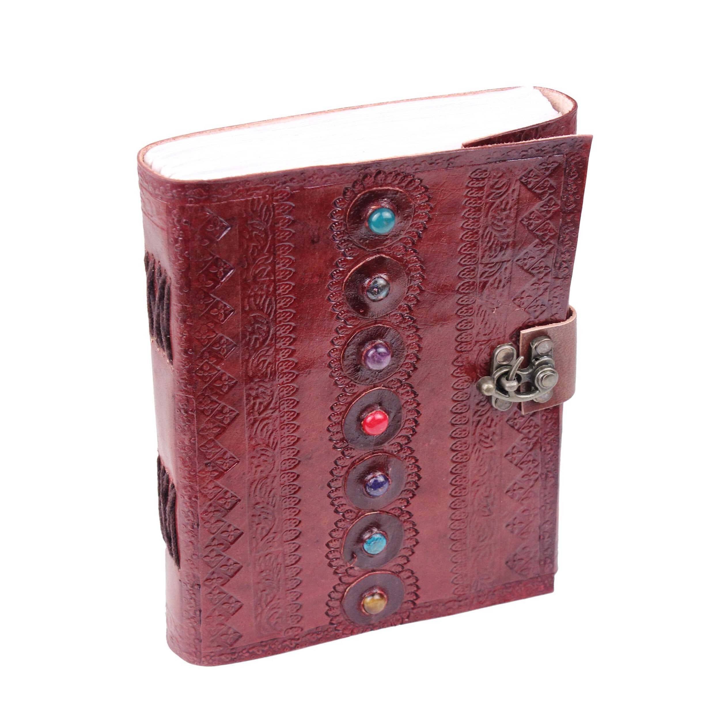 MaheTri Leather Gauntlet Handmade Leather Journal 8 H x 6 W Inches коричневый