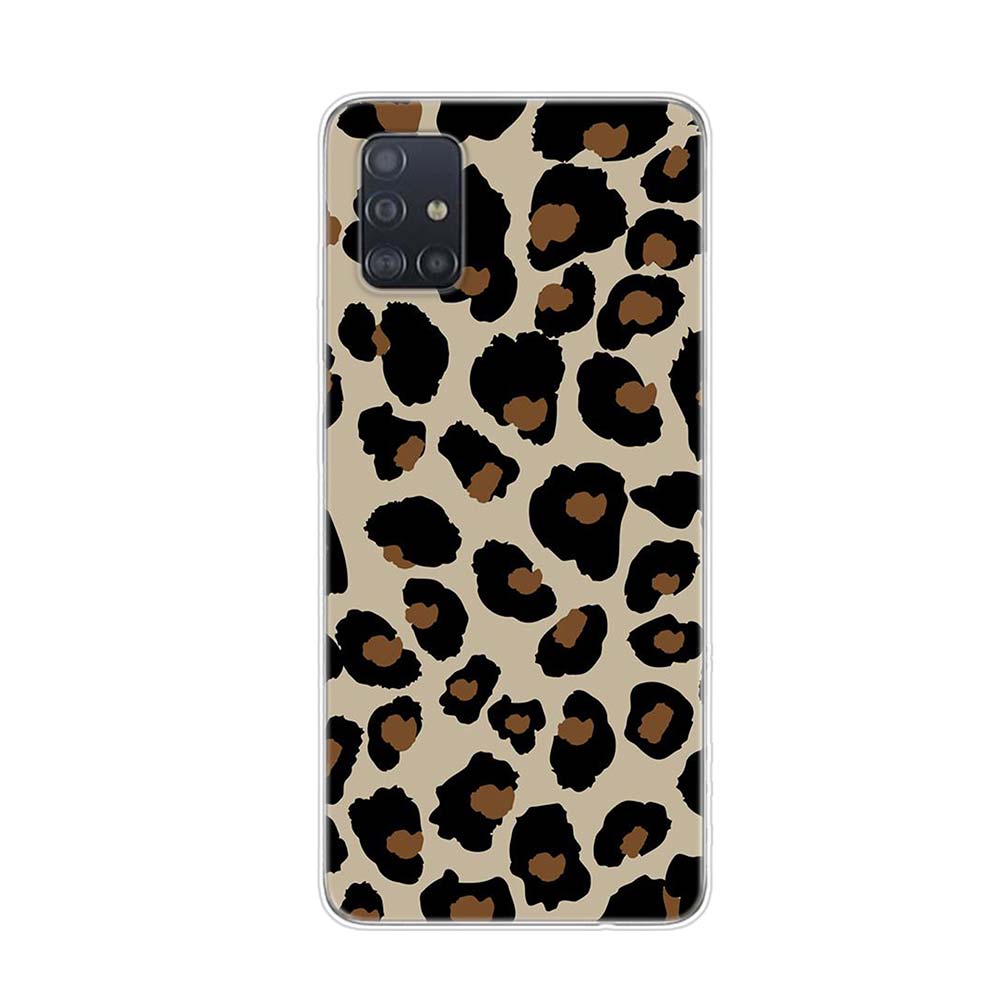 Tiger Leopard Art For Samsung Galaxy A01 A11 A12 A22 A21S A31 A41 A42 A51 A71 A32 A52 A72 A02S Soft Phone Case