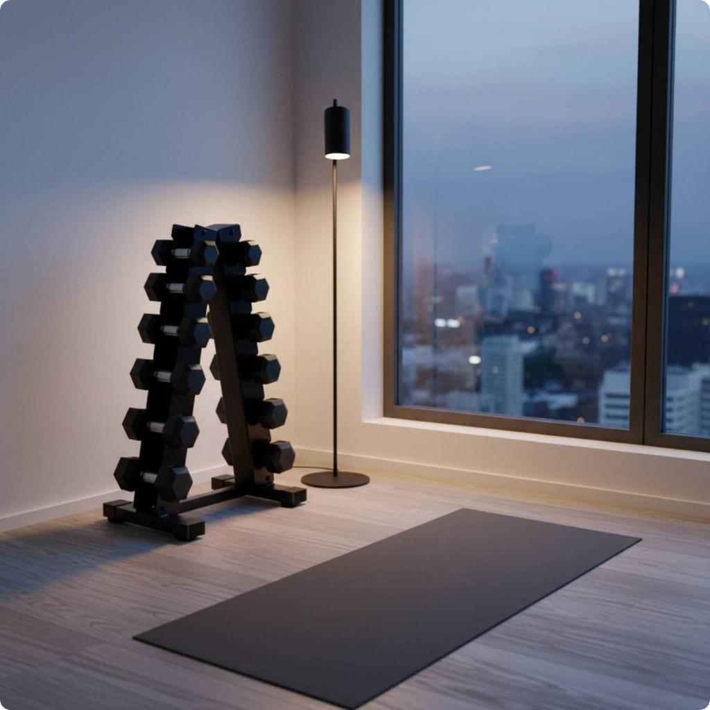 6 Tier Dumbbell Rack Stable Metal Easy To Organize for Gym