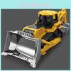 Plastic Bulldozer Vehicle Kid Toy With Inertia Propulsion Multifunction And