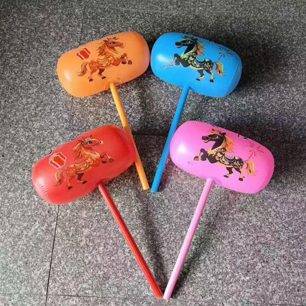 Large Inflatable Wolf's Tooth Hammer Toy - Popular at Night Markets and Scenic Spots