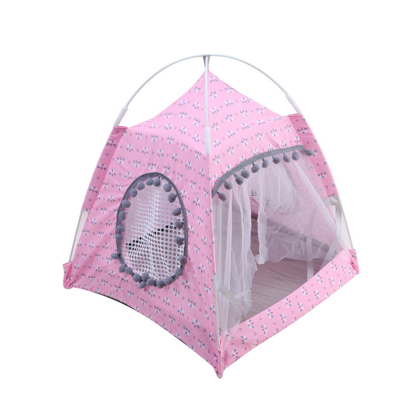 

spring summer Cute Indoor outdoor Dog Cat Tent House Small Pet Removable Washable Cave Nest Bed S