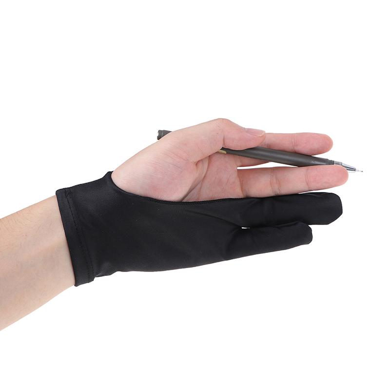 1Pc Two Finger Anti-Fouling Glove For Drawing & Pen Graphic Tablet Pad