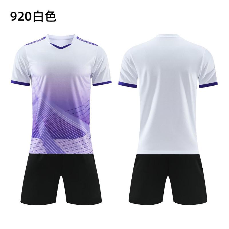 Football Jersey Sports Suit Printed Table Tennis Jersey Men'S Adult Game Training Jersey Children'S Short-Sleeved Jersey Set