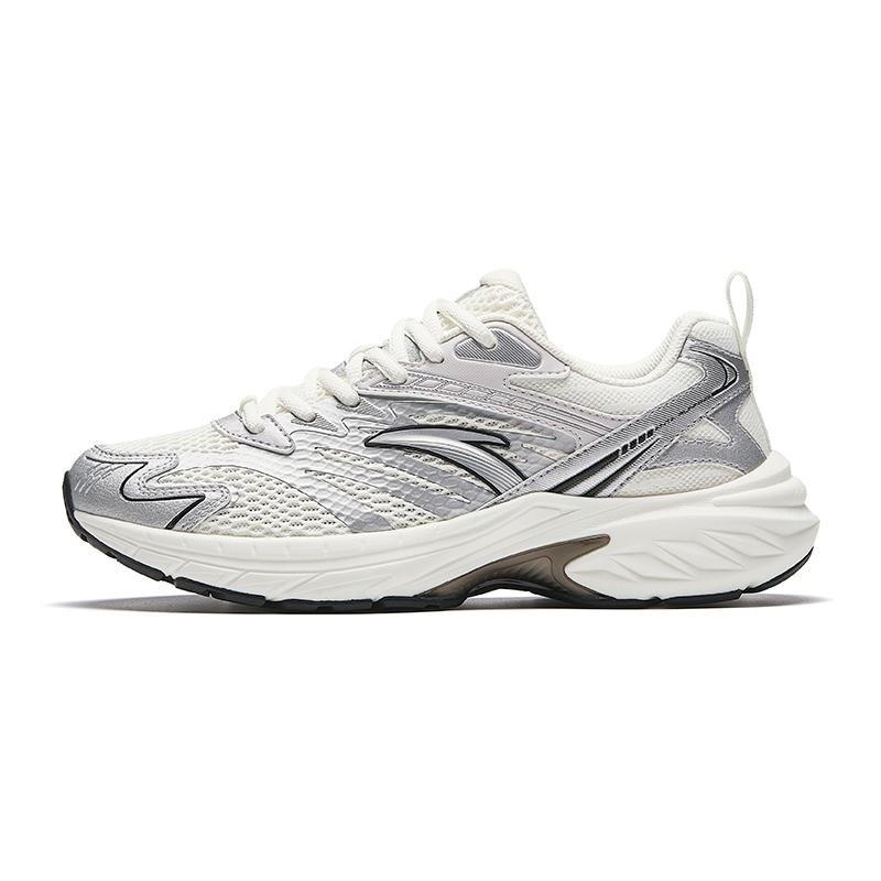 Anta AT2000 Cushioning, Slip Resistant, Breathable, Lightweight Low top Running Shoes Women's Gray White Sneakers 922435508-1