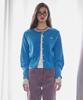 Haint French Boat Neck Cardigan_Aqua Blue