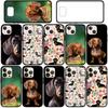 Cover for iPhone 17 16 15 Xiaomi Poco Redmi Note 14 13 12 11 Pro Max 9 16e Samsung Galaxy S25 S24 S23 14C A56 OPPO Huawei Dachshund Dog Phone Case