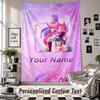 Custom Tapestry Wall Hanging, Kpop Demon Hunters Personalized Name Text Home Wall Decor