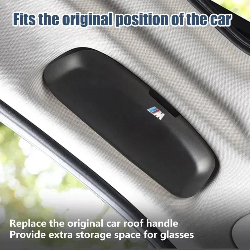 -Auto Sonnenbrillenhalter Brillenetui Aufbewahrungsbox Dachgriff Modifikation Für BMW 5er Serie X3 X5 F10 F48 F30 G01 G20 G05 G60 G30