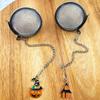 Pack Of 2 Themed Tea Infusers Holiday Nature Designs Decorative Pendant Creative Tea Strainers  For Gifting