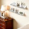 4 Pieces Clear Acrylic Nail Paint Rack 15 Inch Storage Box For Makeup And Display Use Essential Oil Holder