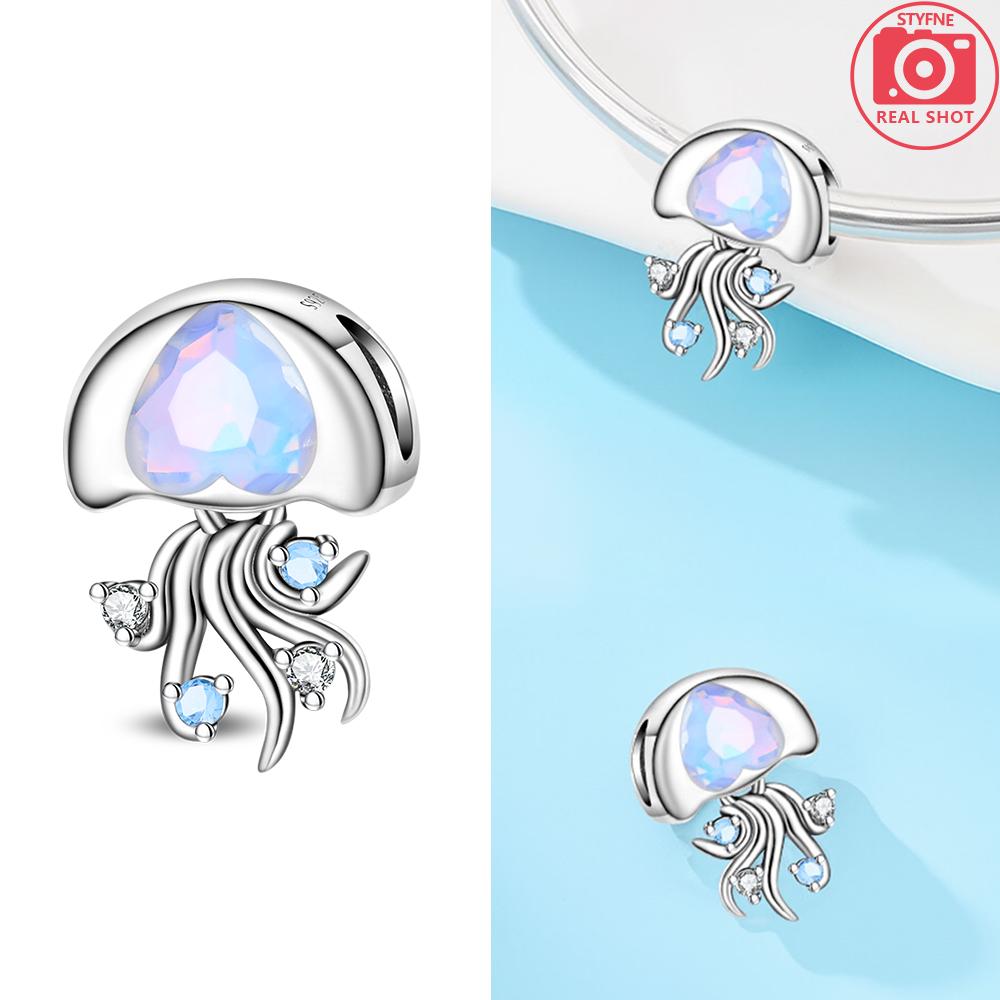 Copper Ocean World Series Sea Blue Turtle Starfish Crab Octopus Charms Bead Fit Bracelet Diy Jewelry Gift