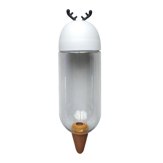 Automatic Watering Bulb Self-watering Terracotta Spike with Clear Bottle Drip Irrigation Tool Flower Watering Device for Houseplants Outdoor Plants