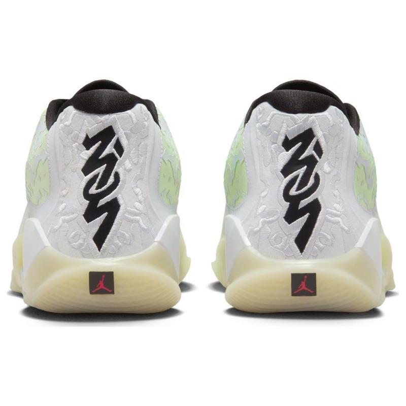 Jordan Zion 3 Men Low-top Basketball Shoes White Yellow Domestic Version DR0676-110