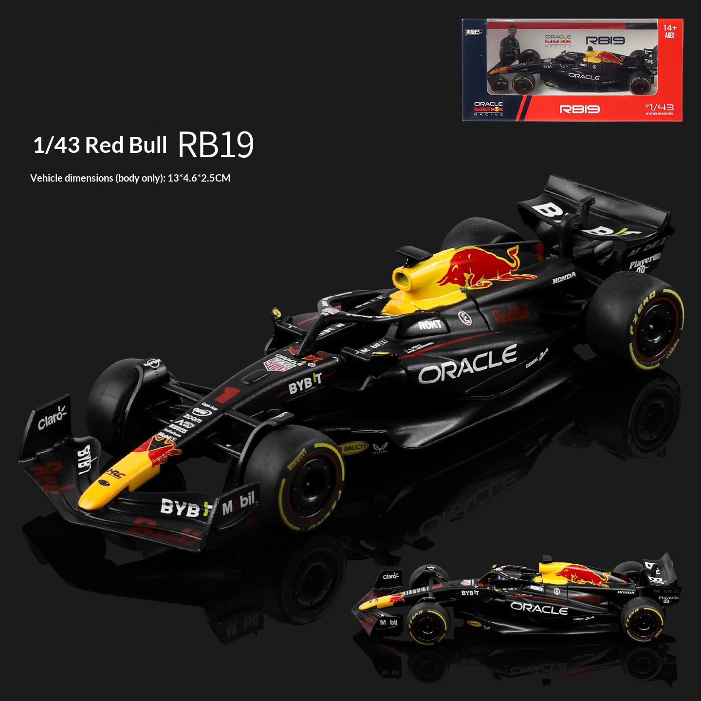 

Red Bull RB19 F1 Racing Model Boys Toy Car Alloy Die-cast Formula Racing Model Holiday Birthday Gift