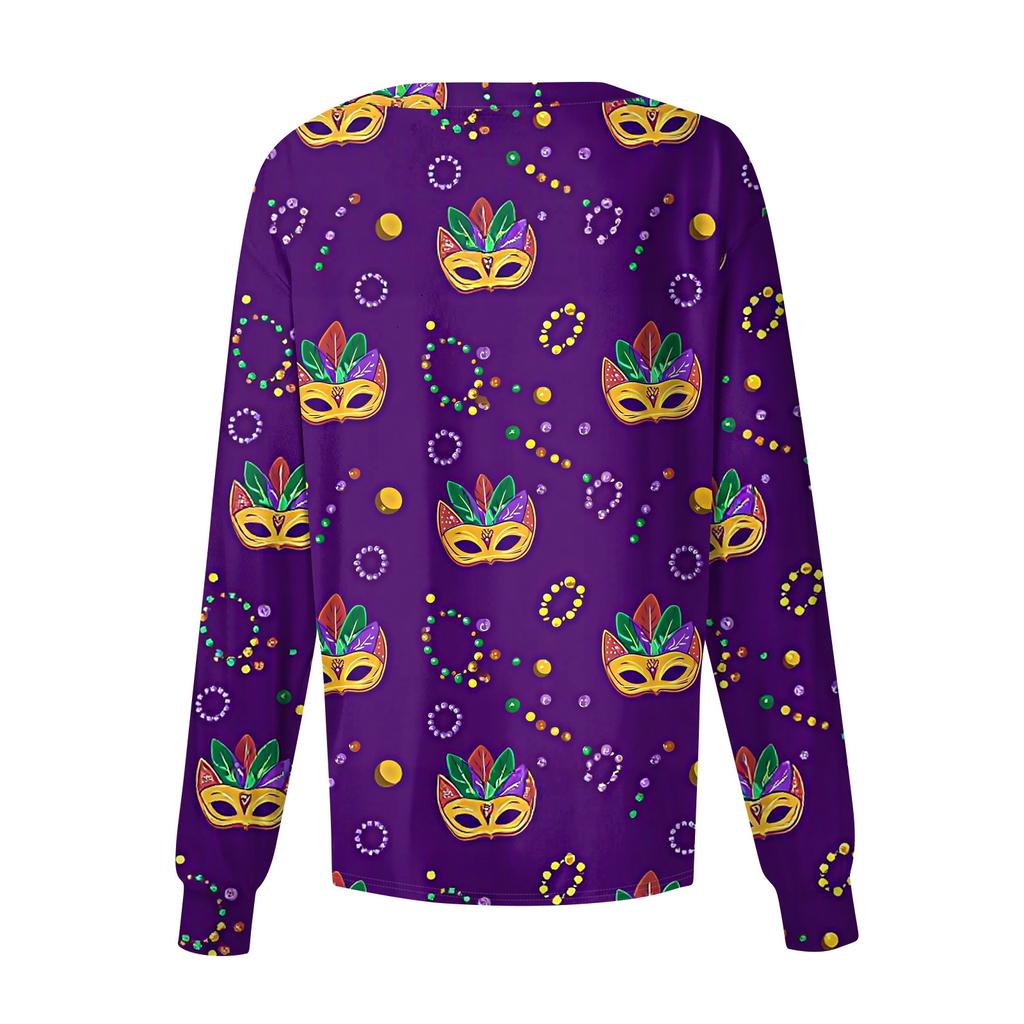 Women's Casual Long-sleeved Single-breasted Printed Protective Clothing Cardigan Top