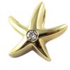 Les Trésors De Lily [P1170] - Pendentif 'Etoile des Mers' Blanc Doré - 11x10 mm