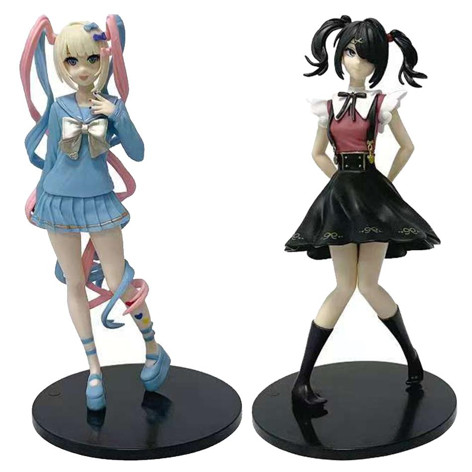 Anime Needy Girl Overdose Figures Cute Rain Action Figures Beautiful Girl Model Pvc Figurine Collection Desktop Birthday Gift‘S