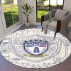 C.F. Pachuca Round Area Rug,Carpet Rug for Living Room Bedroom Sofa Playroom Decor,Non-slip Floor Mat