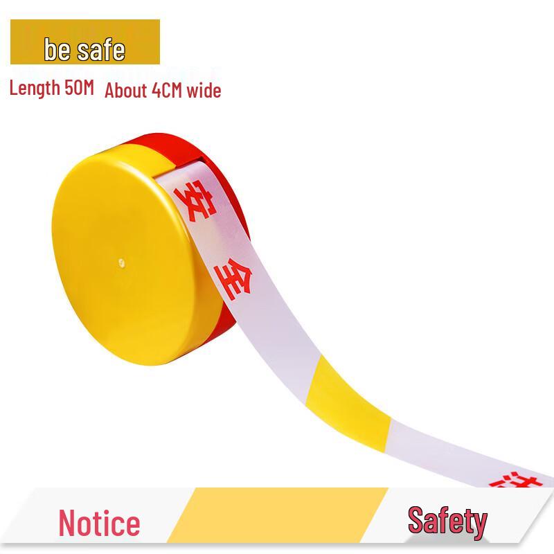 Retractable Safety Warning Barrier Tape