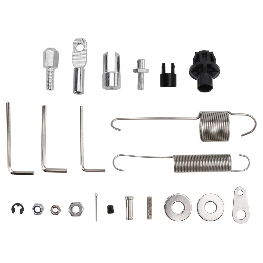 Universal Street Hot Rod Aluminum Gas Pedal 24" SS Throttle Cable & Spring Set