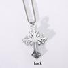 Hip Hop Style Personalized Cross Pendant Necklace - Retro European & American Versatile Sweater Chain