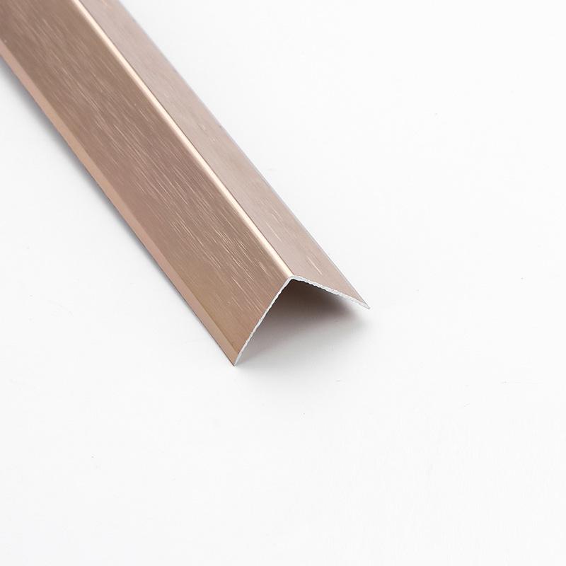 Aluminum L-Shaped Wall Corner Protector Trim - Anti-Collision Tile Edge Strip for Living Room.