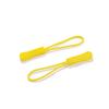 20pcs/lot 6.5cm Colorful Zipper Puller Cord Zip Puller Replacement Ends Lock Zips Travel Bags Clip Buckle Sport Garment Parts