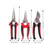 Silver and Red Pruning Shears Set Heavy Duty Bypass Pruners Professional Flower Shears