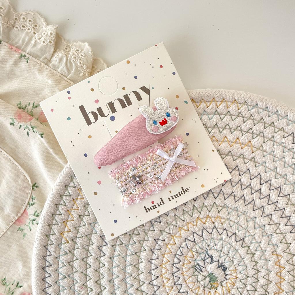 Stoff Vielseitig Haarnadel Pony Ausgefallenes Haar Seitenclip Blume Herz Kopfschmuck Kopfbedeckung Mädchen Kinder Haaraccessoires