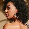 Chic & Trendy Large C-Shaped Earrings: Elegant Street Style for Women