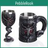 Mug Beer Horn Steel New Resin 3d Tankard Coffee Beer Mug Drinkware Cup Gothic Wicca Creative Man Boy Friend Gift