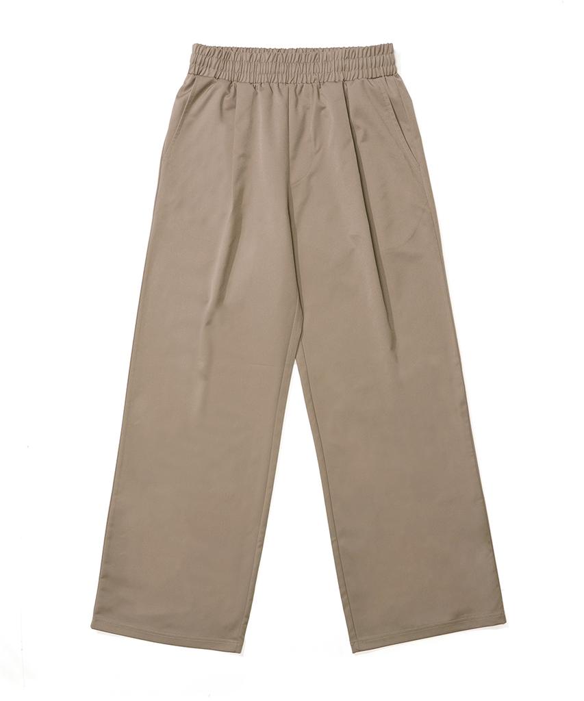 GAKKAI UNIONS One-Pleat Basic Wide Slacks (3 Colors)