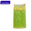80cm Thick Flowing Grass Skirt Set: Eight-Piece Hawaiian Seaweed Dance Outfit for Adults