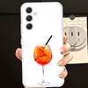 New Hot Fashion Spritzs Aperols HD Clear Transparent Phone Case For Samsung Galaxy A52,A12,A51,S24,S23,S22ULTRA,S21 Edge,S20LITE