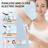 Electric Bikini Epilator for Women, 5-in-1 Hair Removal with 2 Speeds & 5 Heads, Waterproof, USB Rechargeable