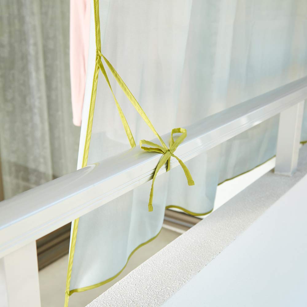 Lifestyle Tips Laundry Protection Cover Drying Rain Protection Balcony Breathable Mesh Fabric "Laundry Curtain"