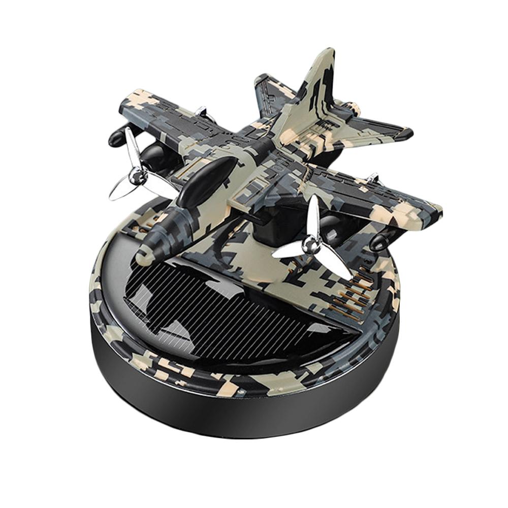 New Solar Fighter Car Air Freshener Propeller Rotate Perfume Fragrance Decoration Flavoring Supplies Interior Accessories