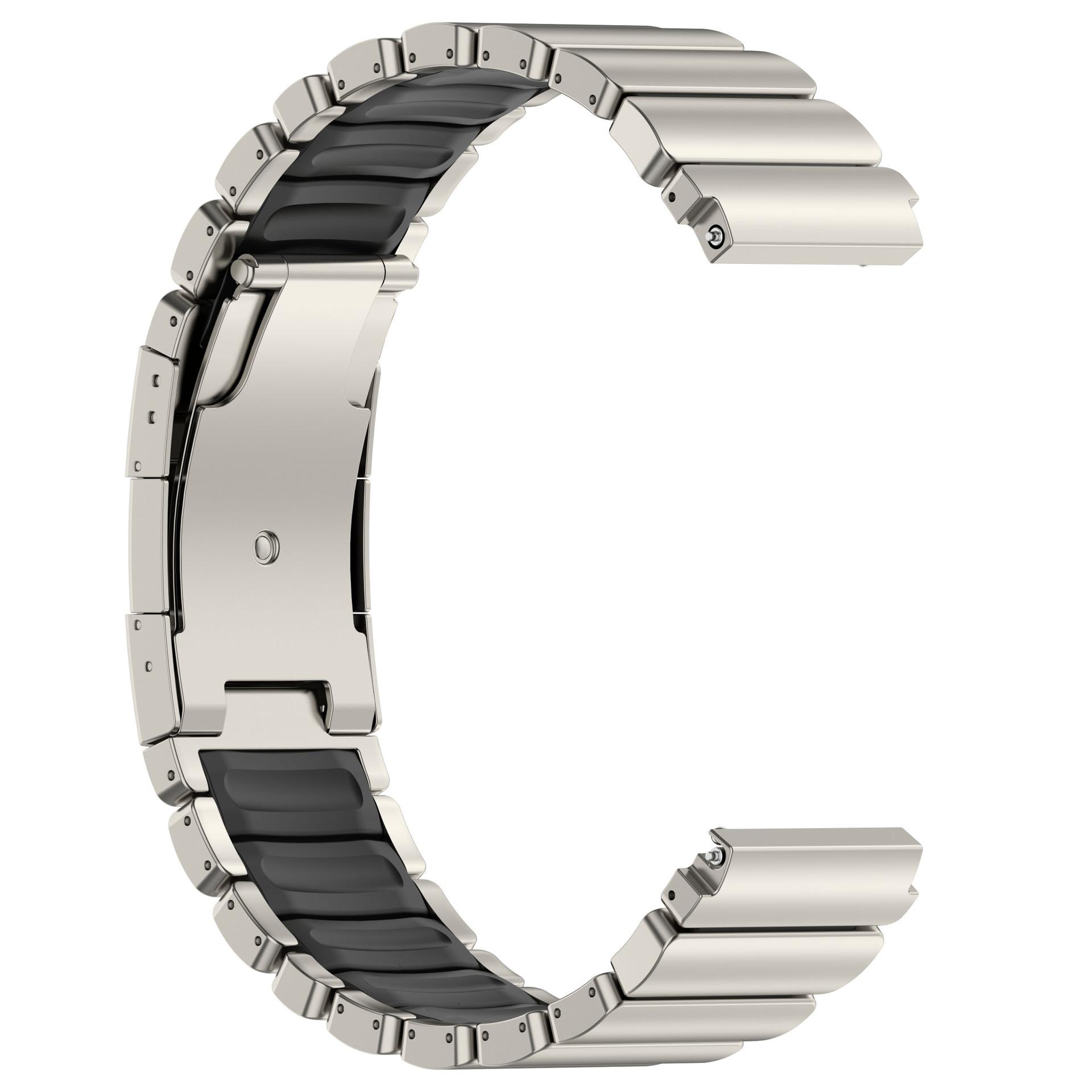 

22-миллиметровый титановый мужской ремешок для Huawei Watch GT6Pro/GT6 GT5 GT4 46 мм Ультимативный резиновый ремешок для Amazfit Watch Balance Active Браслет 22mm
