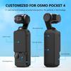 Shockproof Silicone Protective Case Non-Slip Lightweight Screen Cover Scratch-Resistant Action Camera Skin for DJI Osmo Pocket 4