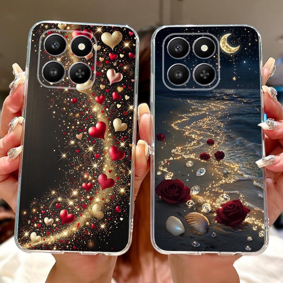 For Honor 400 Smart 5G Case LGN-NX1 Luxury Popular Painted Cover Soft Slim Phone Case For Honor X7d HonorX7d 5G Back Cover Coque