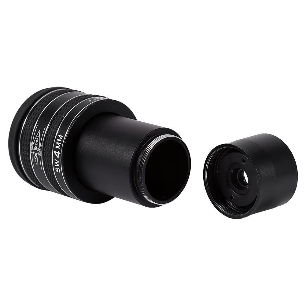 Black 4mm 1.25 58 Degree Planetary Deep Sky Objects Eyepiece For Telescope JS