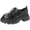 Retro Platform Versatile Lace-up Small Leather Shoes Women's Spring New Skirt