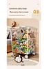 Transparent Multifunctional Storage Box: Large Capacity Plastic Organizer for Toys, Snacks, and Clothes