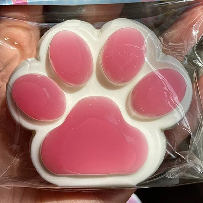 Zachte Groene Druiven Fruit Kattenpoten Langzame Terugslag Decompressie Knijpspeeltje Plakkerig Vermindert Stress Kind Volwassene Sensorisch Fidget Speeltje Cadeau