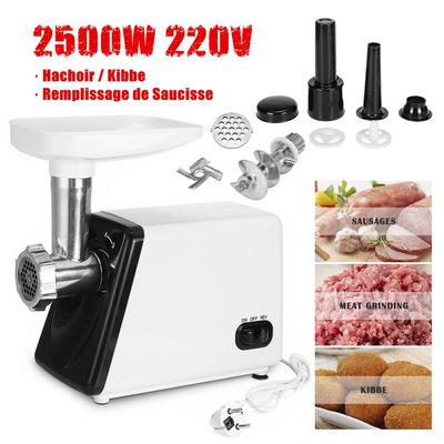 2500W 220V Elektrischer Fleischwolf Leistungsstarker Heim-Fleischwolf Multifunktions-Küchen-Lebensmittelzerkleinerer Wurst-Fleischwolf-Prozessor