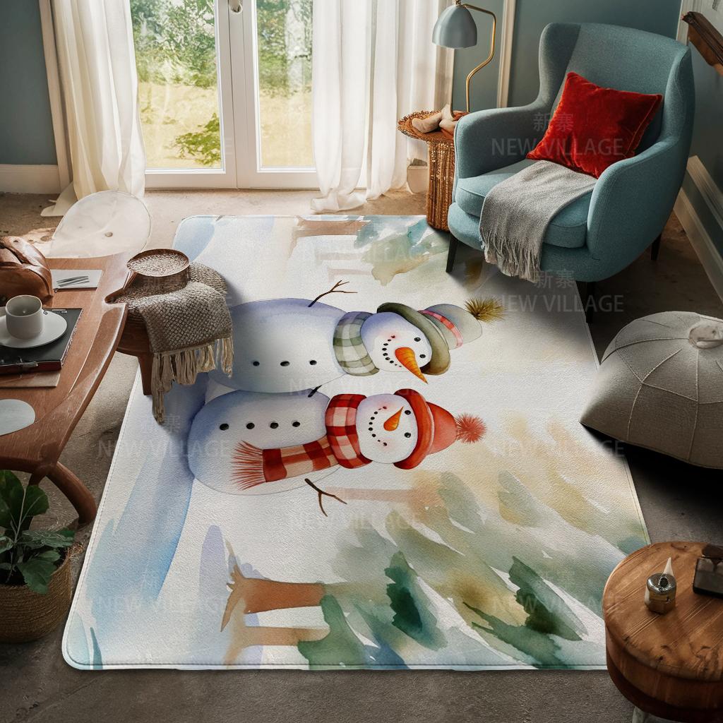 Koberec ke vchodu do domu Rohožka ke dveřím do domu Obývací pokoj Vana Koupelna Protiskluzové koberce s absorpcí vody vana Veselé Vánoce zima