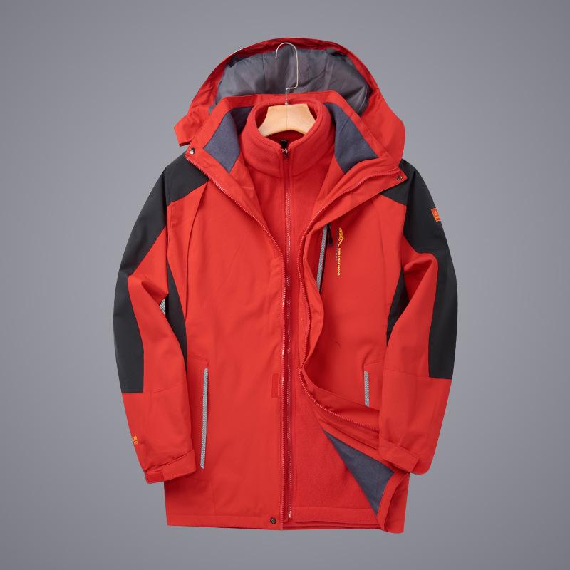 Unisex 3-in-1 Detachable Storm Jacket, Ideal for Cold Weather, Work, and Tibet Travel, Sizes L-8XL