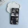 B-Bleach- anime- Rukia- Kuchiki Black Soft Silicone Phone Case for Samsung S25, S24, S21, S22, S23, S30, Ultra, S20, Plus, Lite