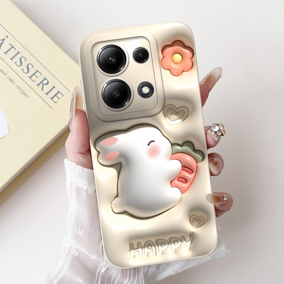 Für Xiaomi Redmi Note 13 Pro Plus Handyhülle Weiche Matte Silikon Hülle Redmi Note 13 Pro Note13 4G 5G Funda Cartoon Rückseite